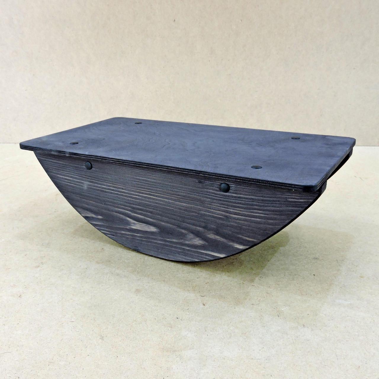 Балансувальна дошка з дерева Канпур 45х25х15 см Венге (БЛН-450112) - фото 4 Балансувальна дошка з дерева Канпур 45х25х15 см Венге (БЛН-450112) - фото 4