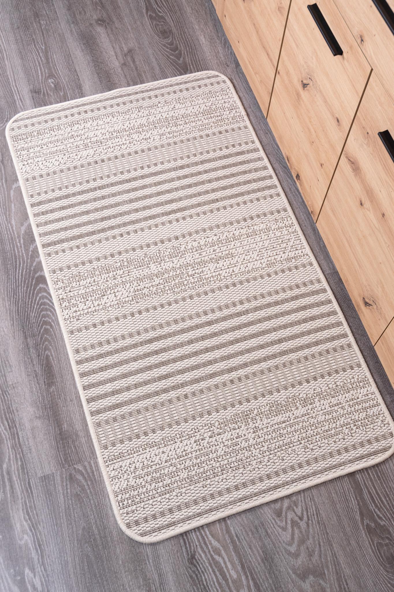 Коврик придверный в прихожую Lana 19246-101 50х80 см Кремово-бежевый (23053798)