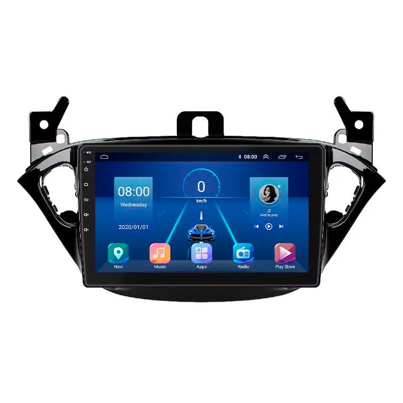 Магнитола штатная Lesko для Opel Adam I 2013-2019 экран 9" 6/128Gb 4G Wi-Fi GPS Top