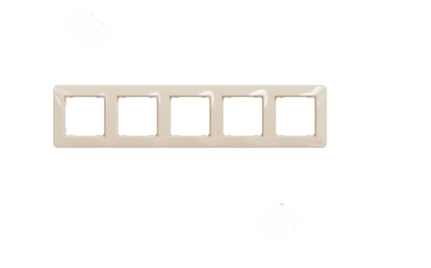 Рамка 5-местная Schneider Electric Sedna Design Бежевый (SDD312805)