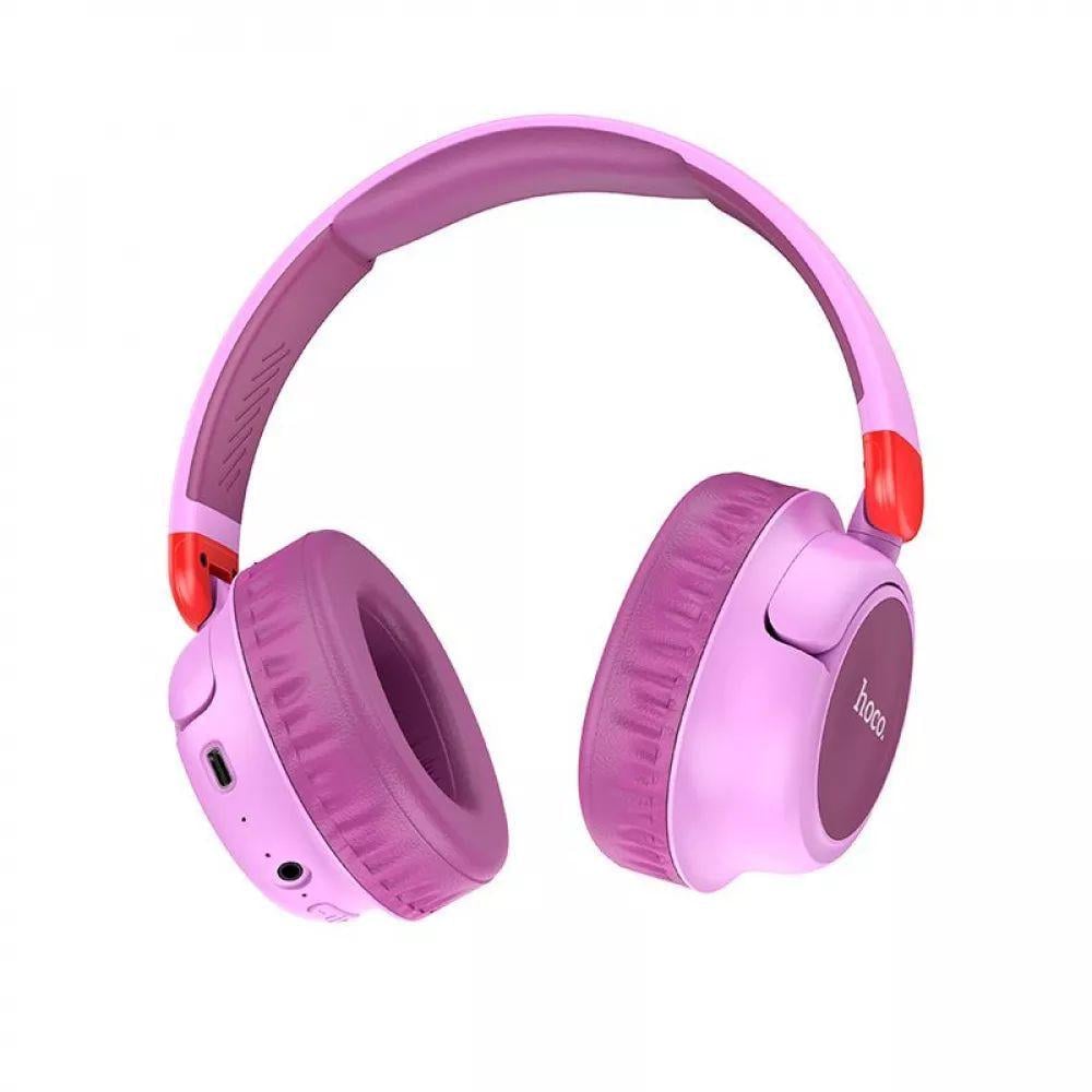 Наушники беспроводные с микрофоном Hoco W43 Adventure Purple (00000001844)
