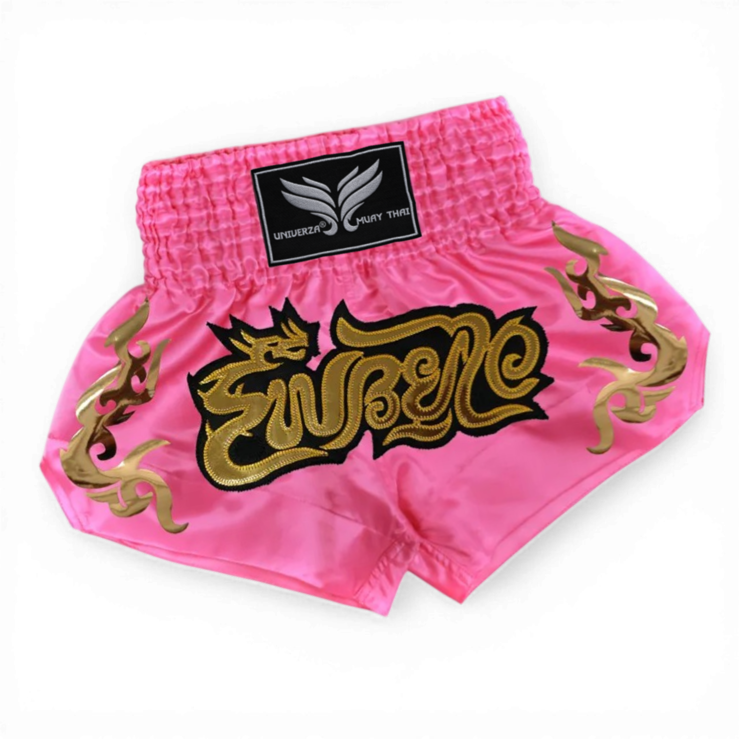 Шорты тайские Univerza дышащие из полиэстера S Розовый