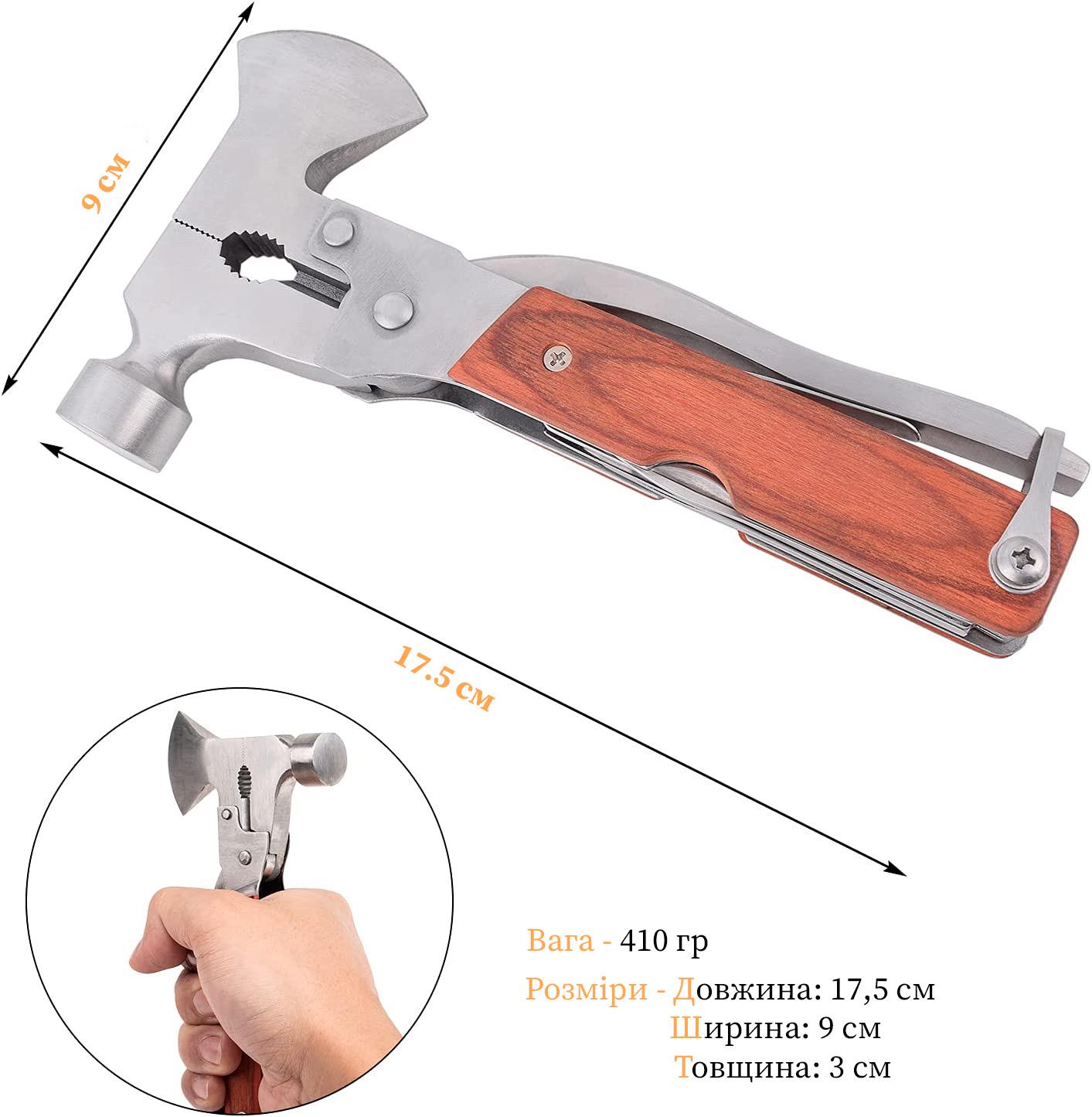 Мультитул с топориком (00-00000054) - фото 4 Мультитул с топориком (00-00000054) - фото 4