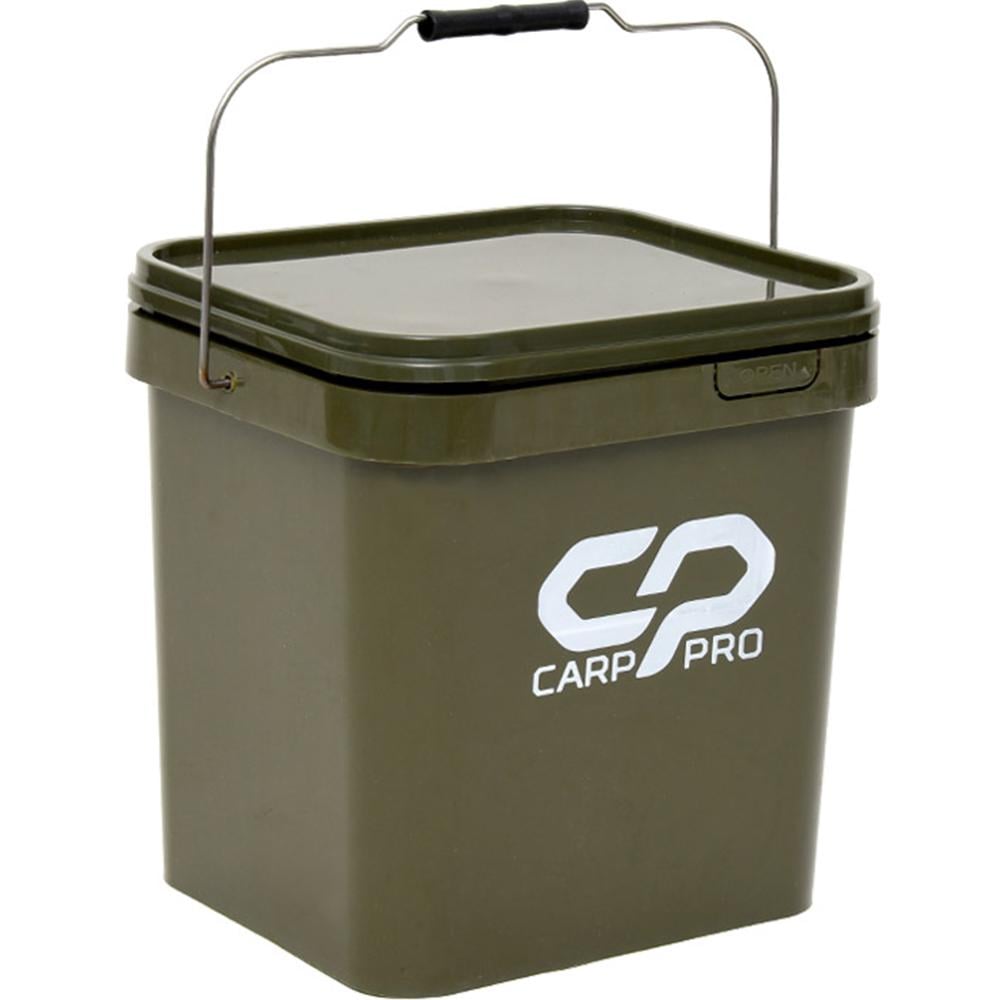 Відро прямокутне Carp PRO з кришкою 17 л (CPSB17L)