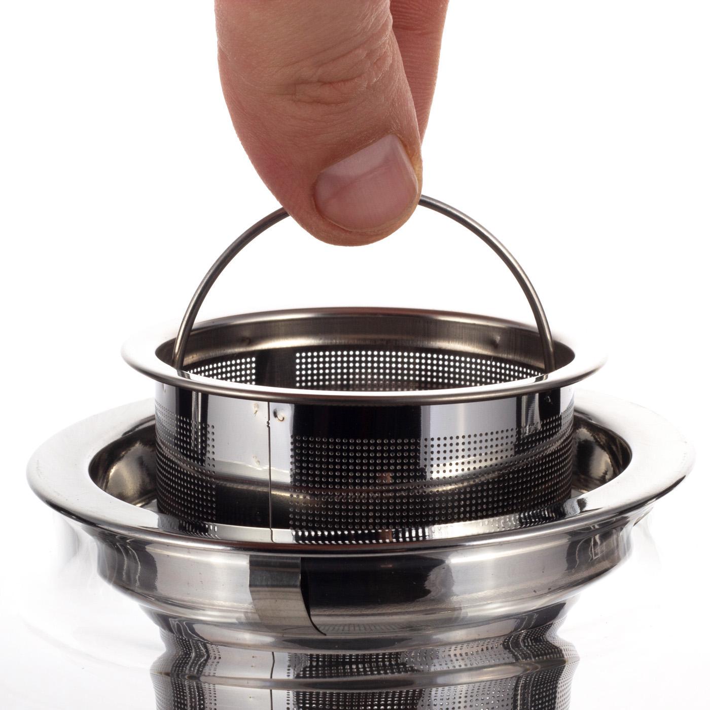 Заварювальний чайник Kamille скло/нержавіюча сталь зі знімним ситечком 800 мл (26715844) - фото 6 Заварювальний чайник Kamille скло/нержавіюча сталь зі знімним ситечком 800 мл (26715844) - фото 6