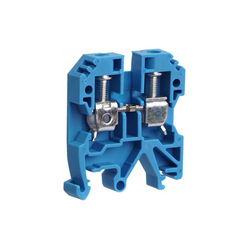 Клемма винтовая наборная CHINT JXB-6 50А 6 мм2 х 40х8х44 мм Синий (554057)