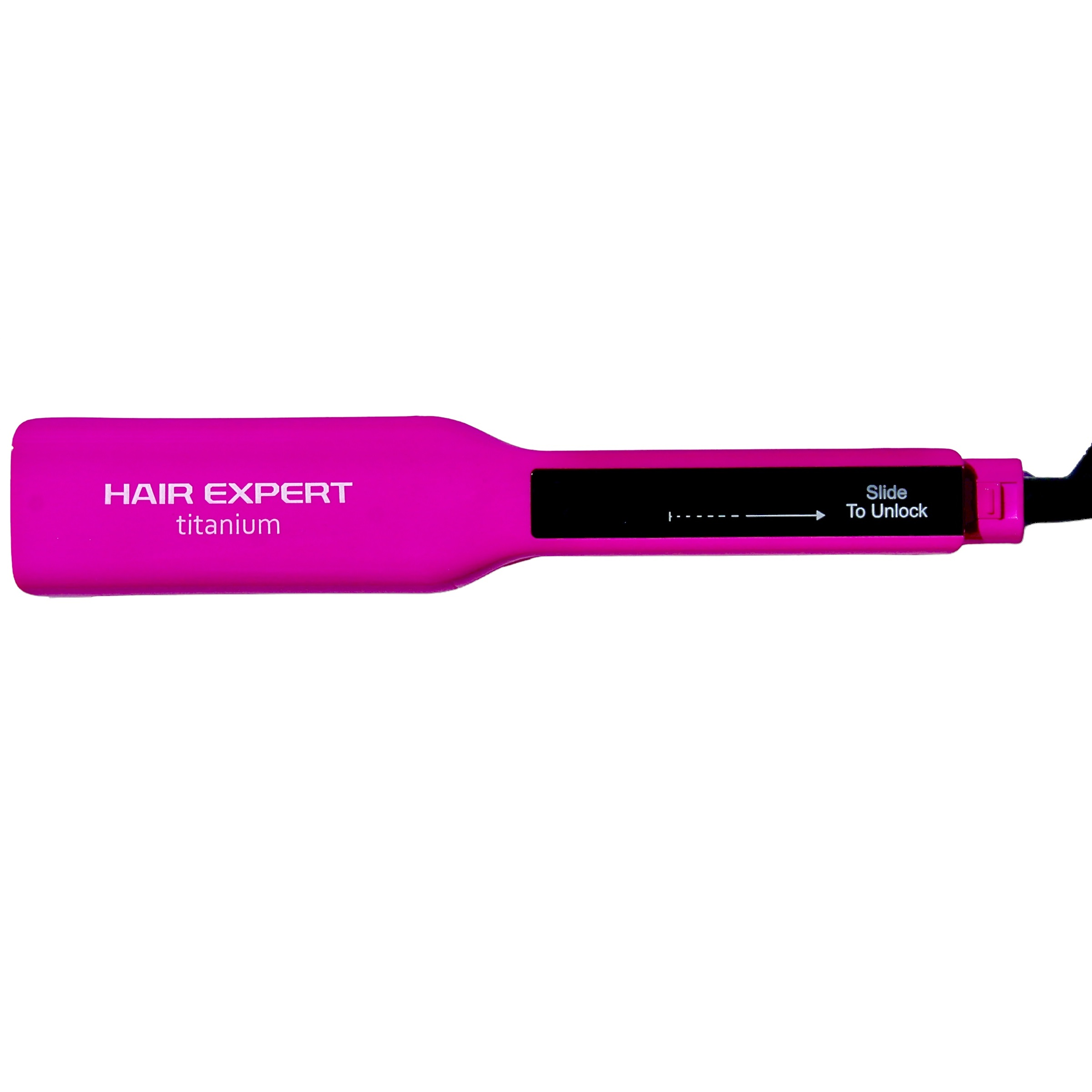 Вирівнювач для волосся Hair Expert Titanium Рожевий (HE0001-R) - фото 1