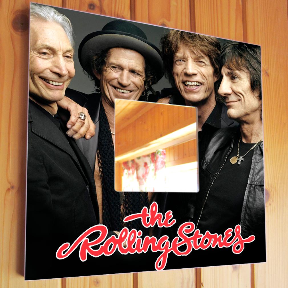 Зеркало декоративное "Группа The Rolling Stones" 260х260 мм (M00876)