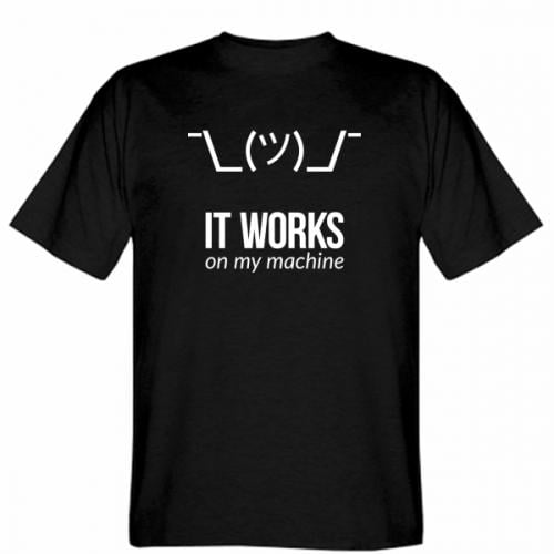 Футболка чоловіча Stedman It works on my machine 2XL Чорний (511971-2-48556-XXL)