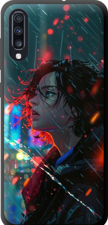 Чехол на Samsung Galaxy A70 2019 A705F Ночные огни (6096b-1675-42517)