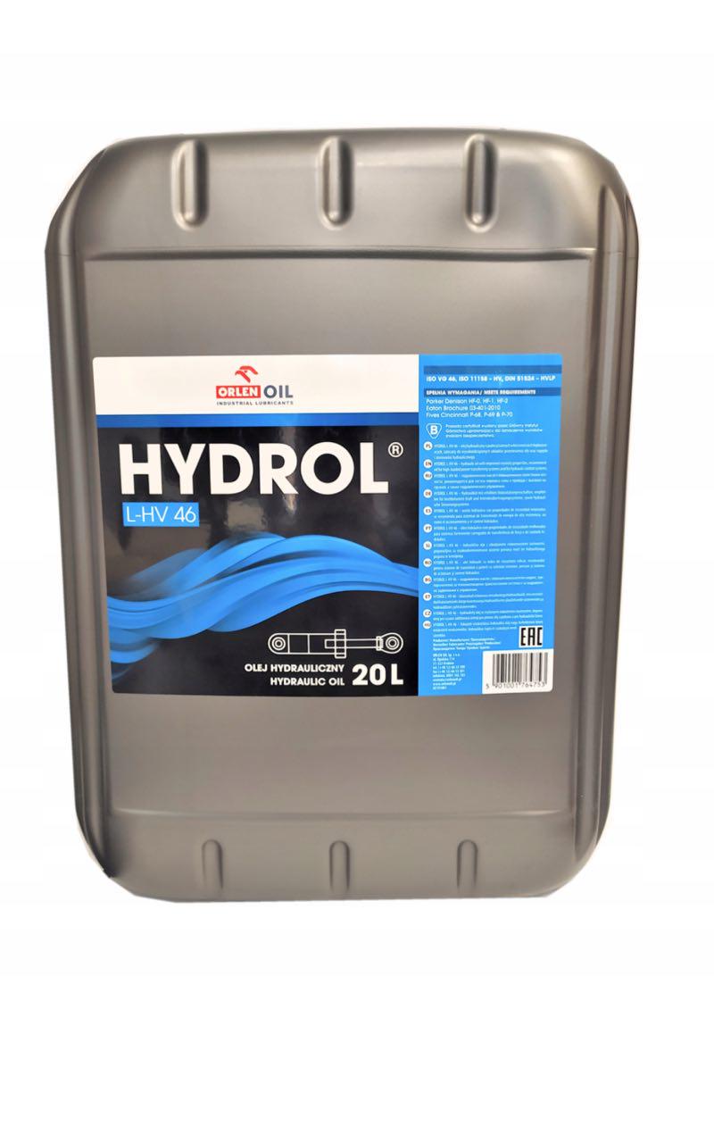 Олива гідравлічна Orlen Oil HYDROL L-HV 46 20 л (100001367м)