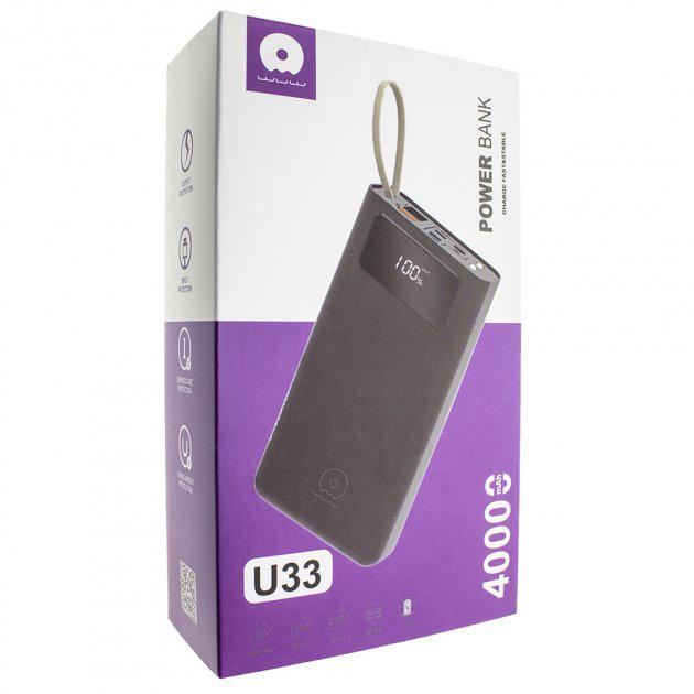 Зарядное устройство WUW-U33 40000 mAh Черный (MR45879)