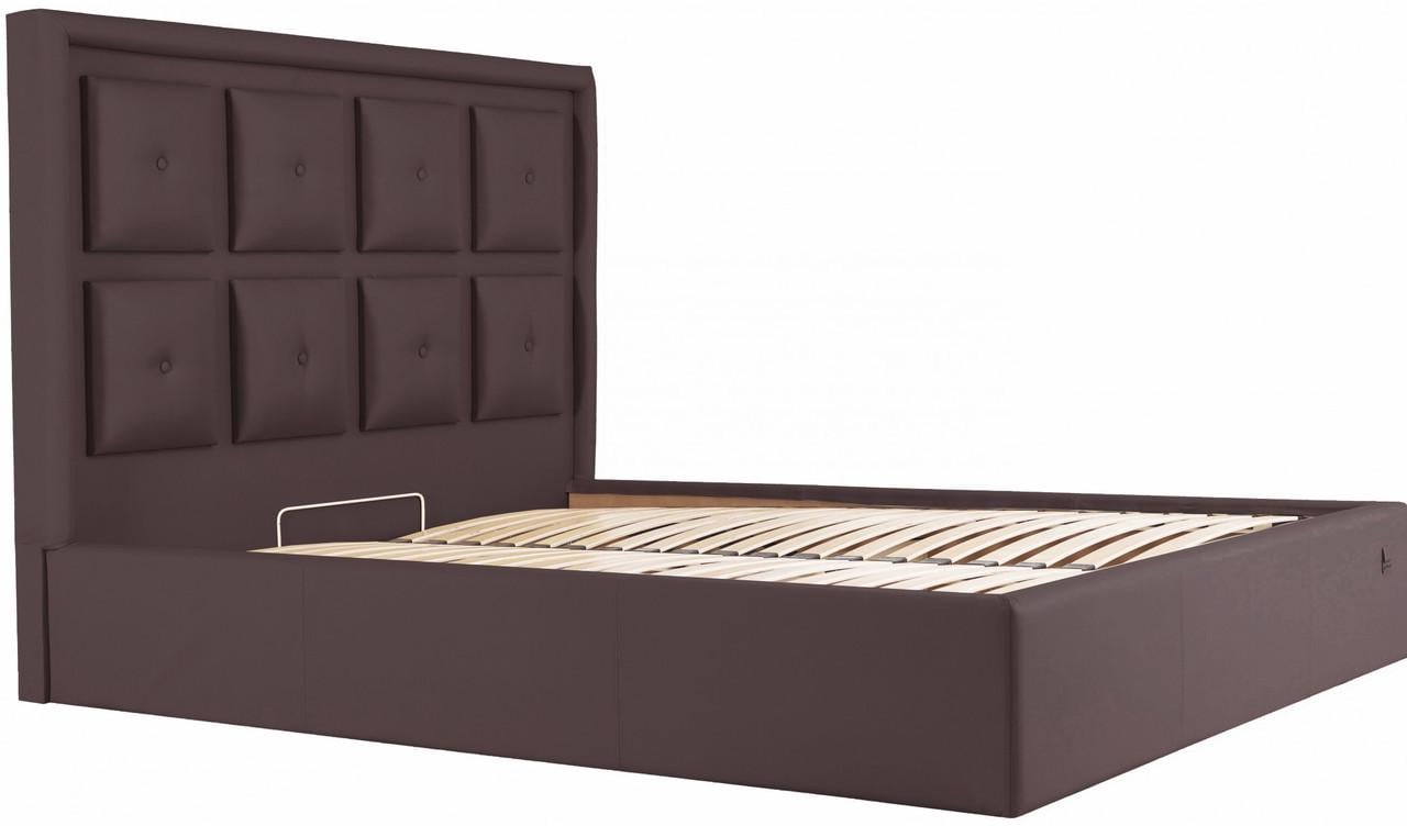 Кровать Windsor Comfort Fly 2231 с подъемным механизмом и нишей для белья 140х190 см Темно-коричневый