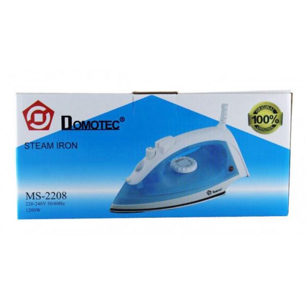 Утюг Domotec MS 2208 Teflon 1200 W паровой Голубой - фото 2