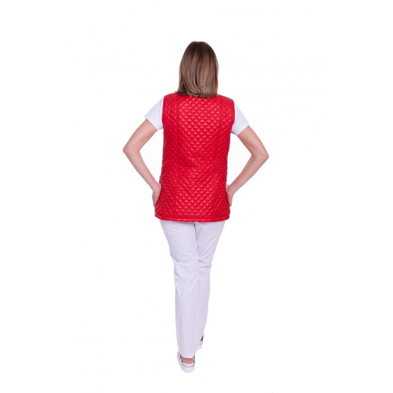 Жилет медицинский женский теплый TopLine Аляска 2 р. 50 Красный ( 31500-03-(50) - фото 3 Жилет медицинский женский теплый TopLine Аляска 2 р. 50 Красный ( 31500-03-(50) - фото 3