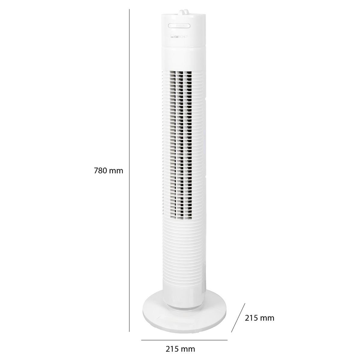 Вентилятор-колона Clatronic T-VL 3770 78 см Білий (7757850) - фото 3