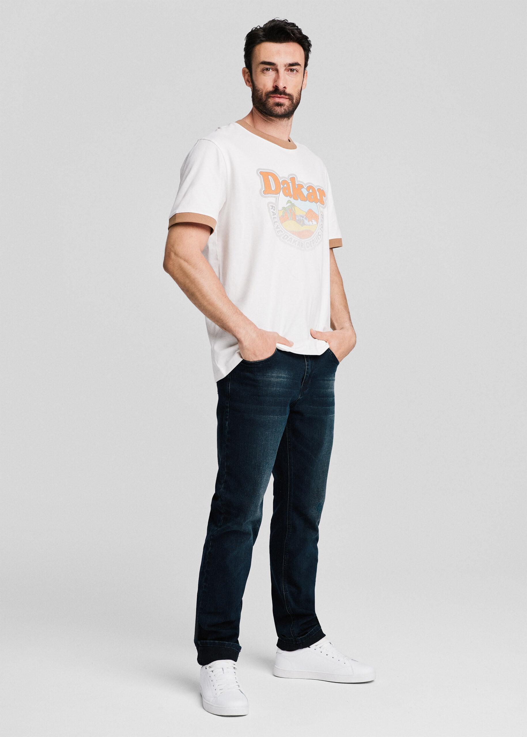 Футболка мужская Diverse DKR VINT MOR L Молочный (5905384156310)