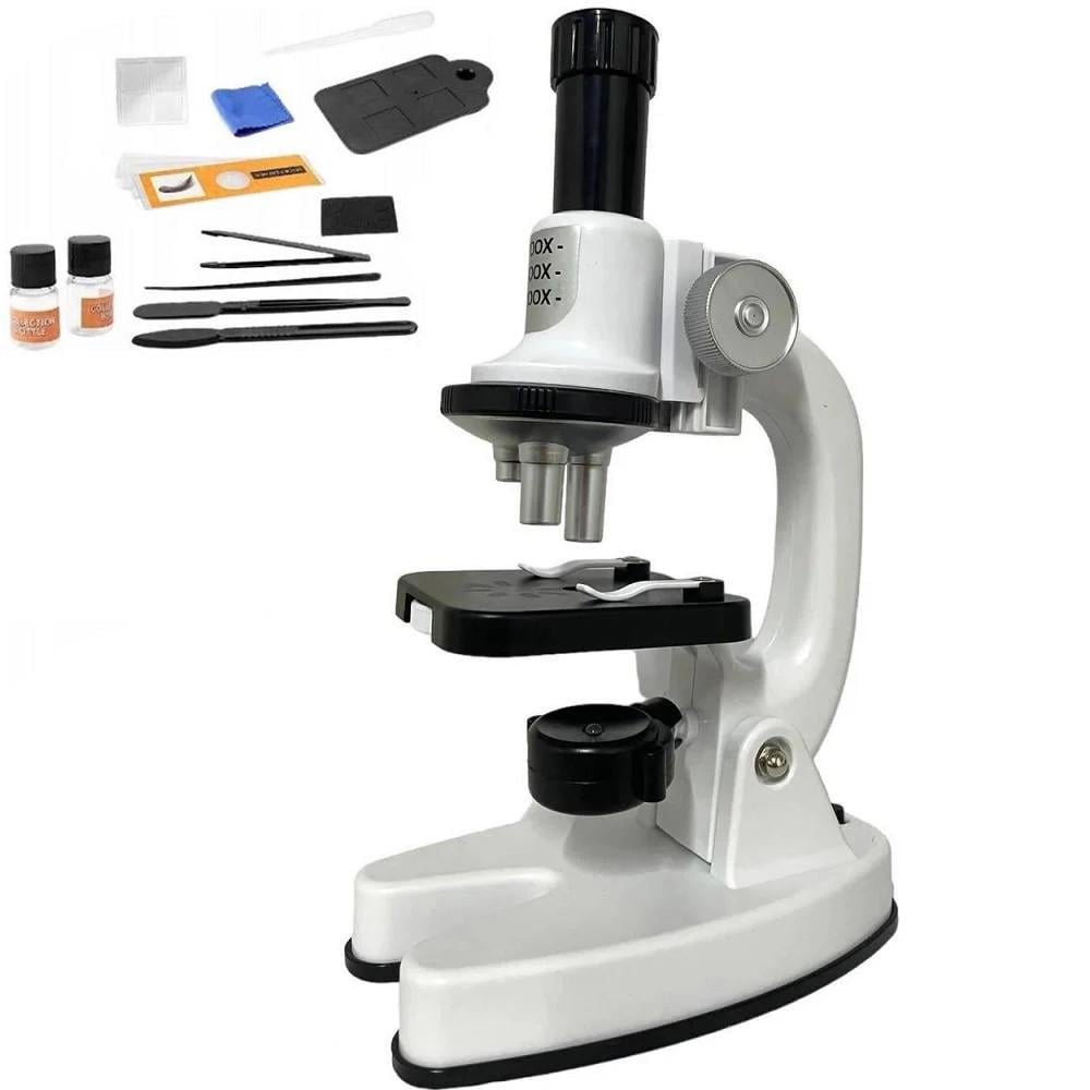 Микроскоп для детей YG Toys с 1200x увеличением белый (2133528096)