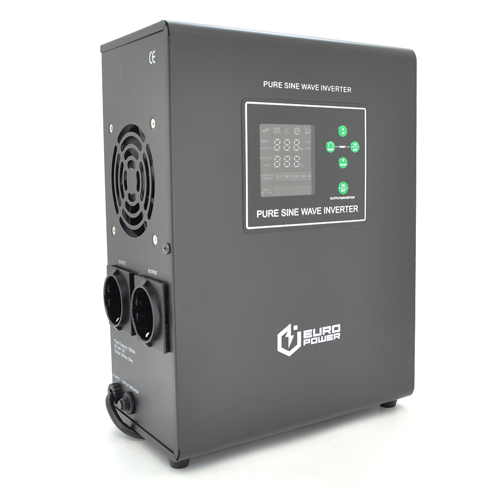 Джерело безперебійного живлення із синусоїдальним виходом Europower epwmmps100012 700 Вт 12 В 5 20а (YUT_V11444)