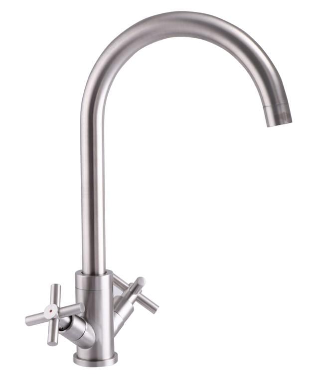 Смеситель для кухни MIXXUS DVE 011 SS2839 (37188)