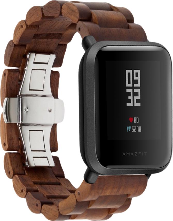 Ремешок деревянный WoodLock для Amazfit Bip Brown (28281-30)