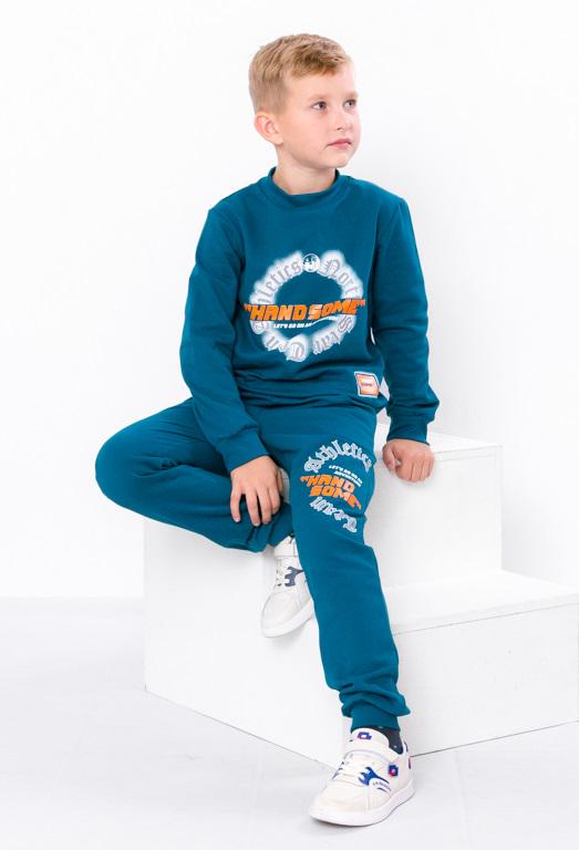 Костюм для хлопчика Носи Своє 134 см Бірюзовий (6063-023-33-1-v2) - фото 3 Костюм для хлопчика Носи Своє 134 см Бірюзовий (6063-023-33-1-v2) - фото 3