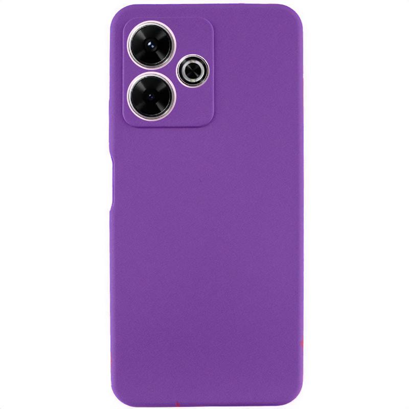 Протиударний чохол Silicone Cover Lakshmi Full Camera (AАA) для Xiaomi Redmi 13 4G / Poco M6 4G фіолетовий