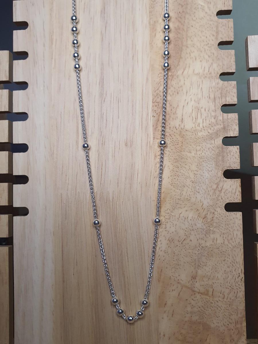 Цепочка серебряная с шариками 45 см 925 проба (26943335) - фото 3