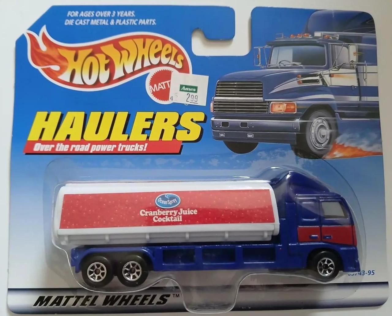 Игрушечный грузовик Hot Wheels Ocean Spray Tanker 1999 Haulers (65743-os)