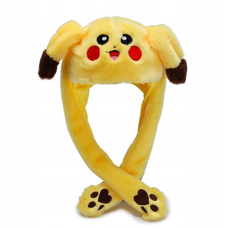 Шапка Pikachu с двигающимися ушами Желтый (1634105222)