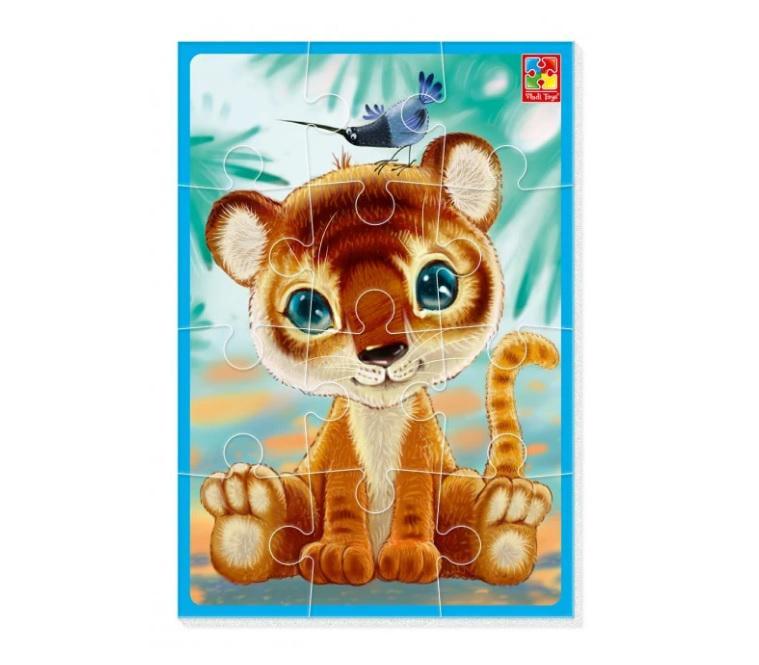 Пазли м'які Vladi Toys А5 Малюк зможе тигреня (MTT-170805)