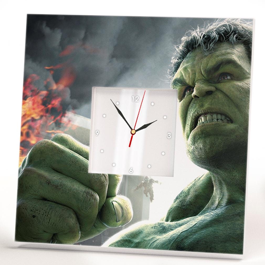 Часы Hulk Marvel Супергерой Комиксы 260x260 мм (C03475)