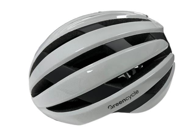 Шолом Green Cycle Alleycat RS 58-61 см Білий/Сірий глянець