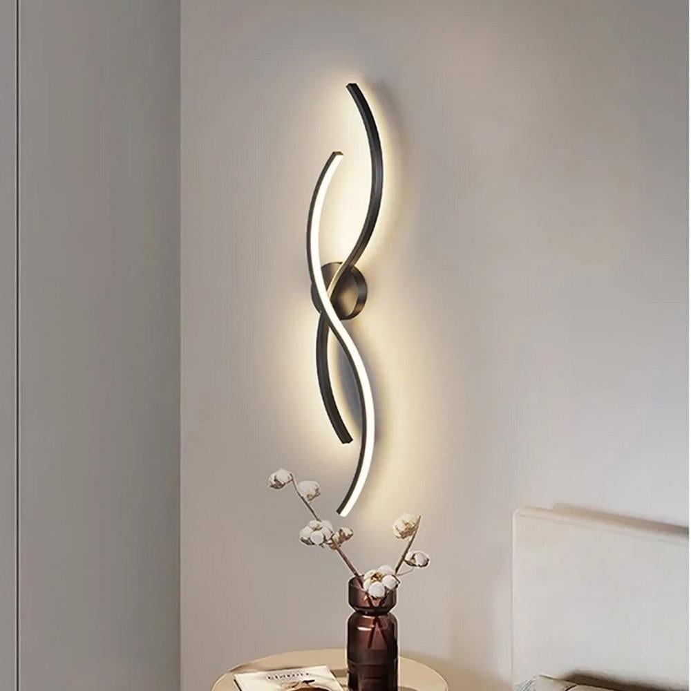 Світильник настінний світлодіодний Light House LNF-17385 16W 80 см Чорний