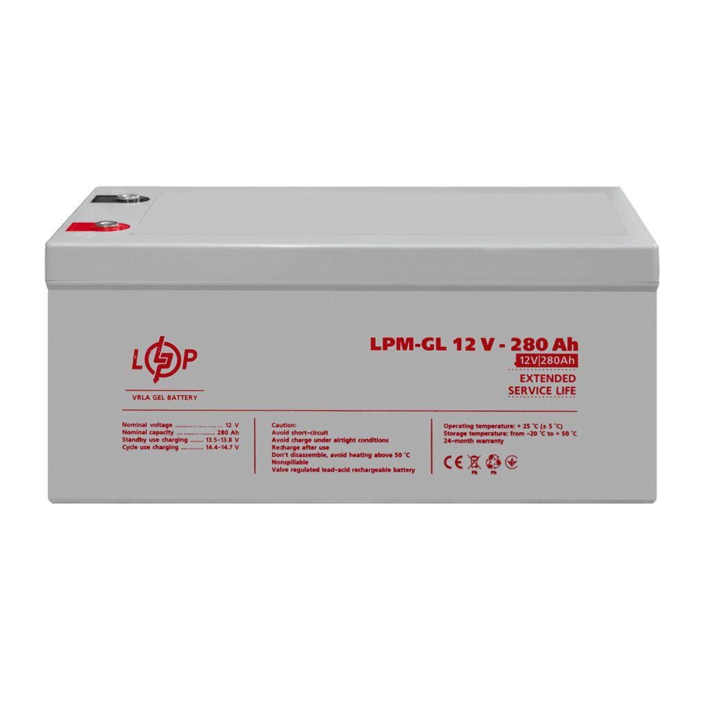 Акумулятор гелевий LogicPower LPM-GL 12V - 280 Ah (22922153) - фото 2