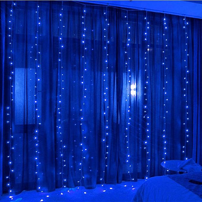 Гирлянда-штора светодиодная Xmas 160 LED 2х2 м Синий Гирлянда-штора светодиодная Xmas 160 LED 2х2 м Синий