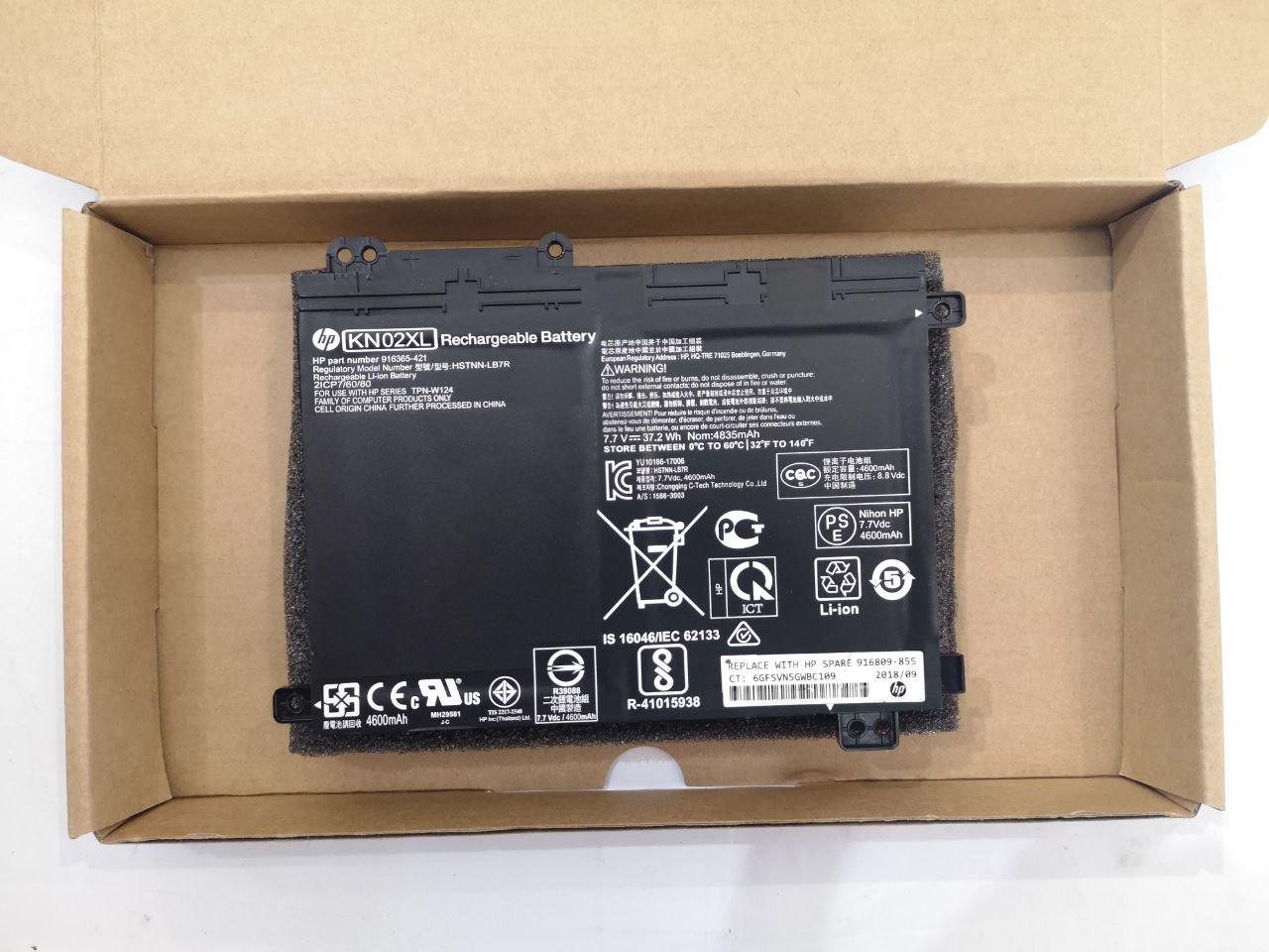 Аккумулятор для HP Pavilion X360/11M-AD013DX/HSTNN-LB7R/KN02XL 4835 mAh 37,2Wh (22118385)