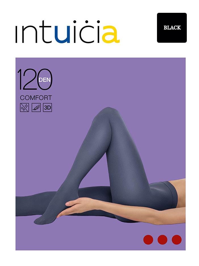 Колготи жіночі капронові Intuicia COMFORT PREMIUM 120 den 4р. Black