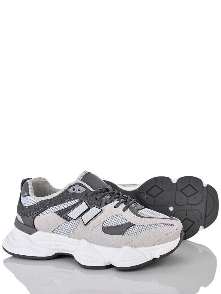 Кроссовки кожаные Stilli AMN0025-9 р. 39 Серый