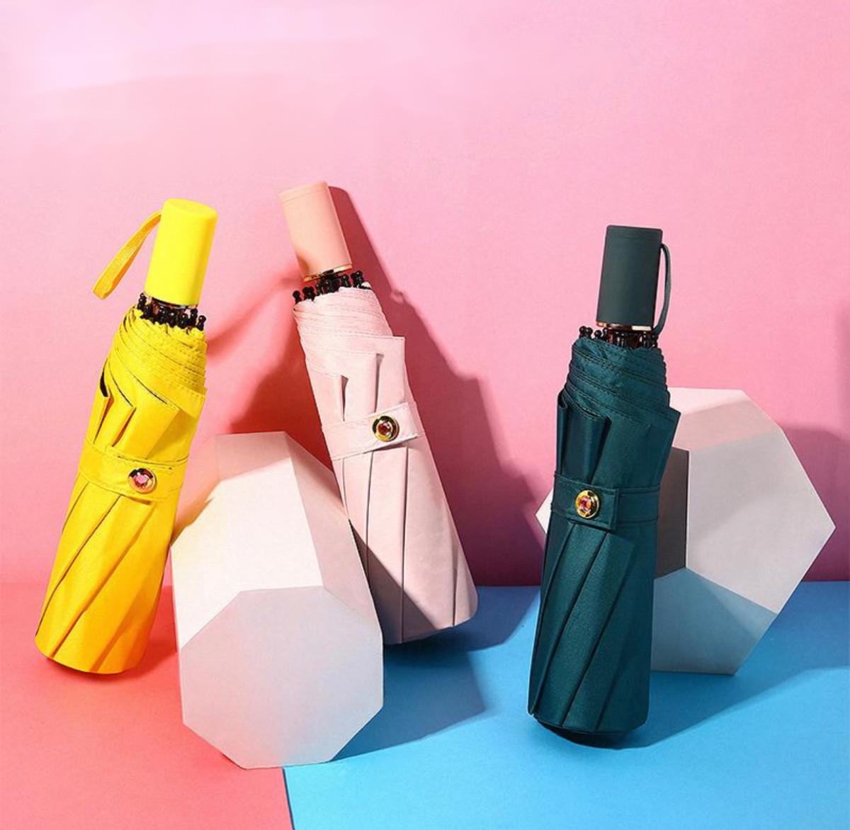 Парасолька складана 5570 96 см Бежевий (4228429) - фото 3 Парасолька складана 5570 96 см Бежевий (4228429) - фото 3