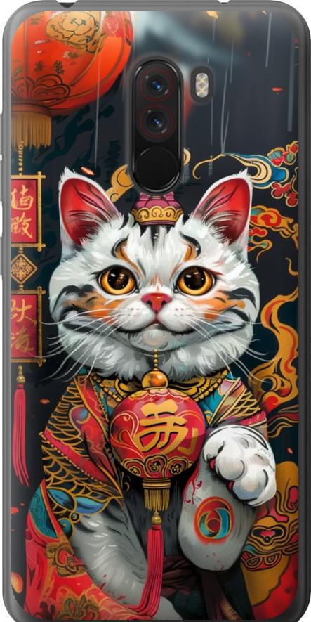 Чехол на Xiaomi Pocophone F1 China Cat v2 (6135u-1556-42517)