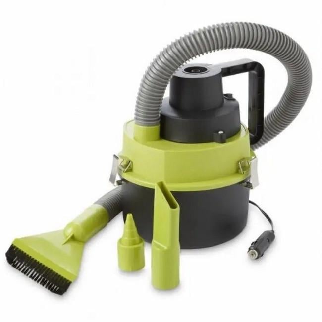 Пылесос автомобильный Dry Vacuum 8917 Black/Green (020600)