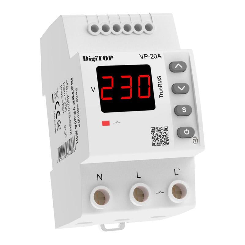 Реле напряжения Digitop VP-20A M3R на din рейку