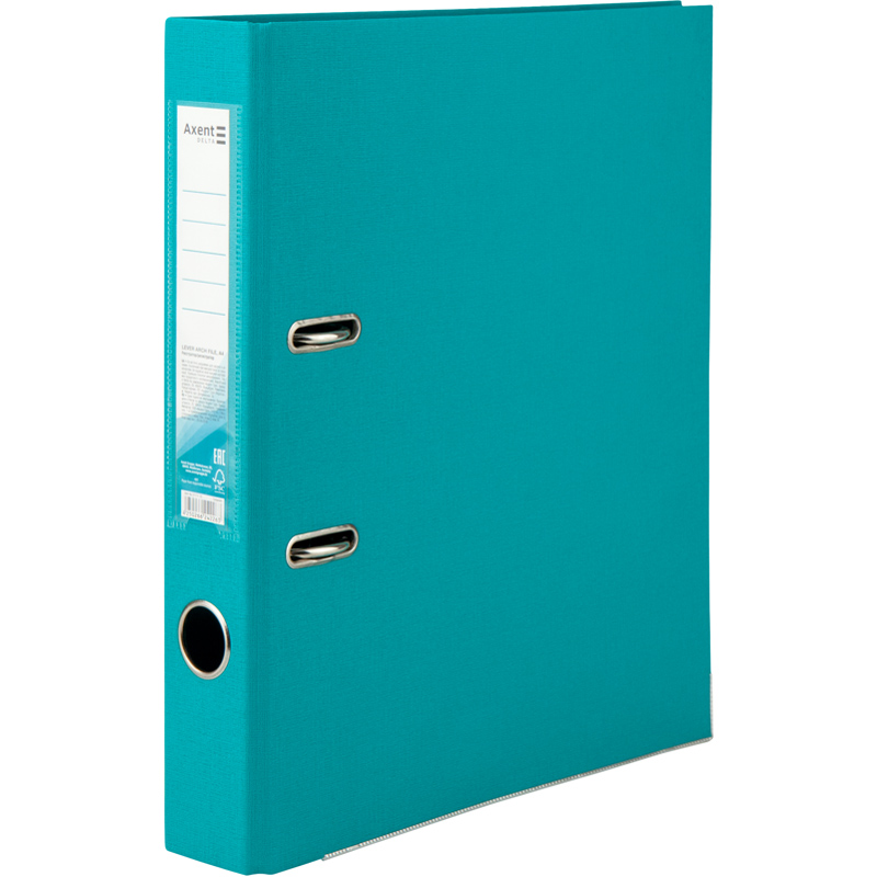Папка-регистратор двусторонняя PP D1711-16C 5 см собранная Бирюзовый (4250266242263)
