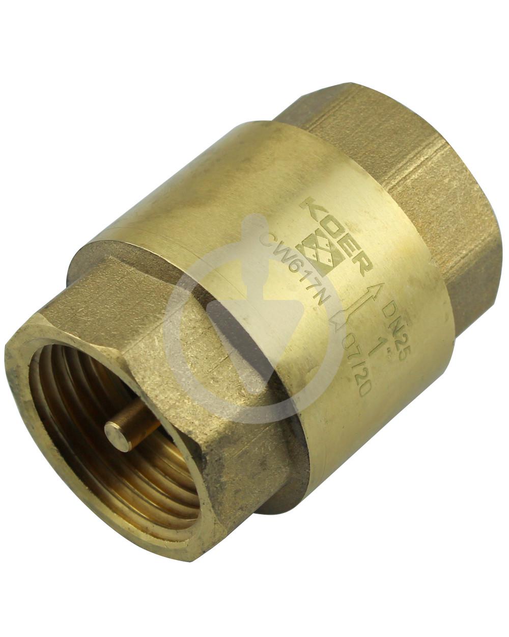 Клапан обратный Vaive J.G 1" латунный шток (310e4703-cb6d-11e6-81de-aedae5cfe3ed)