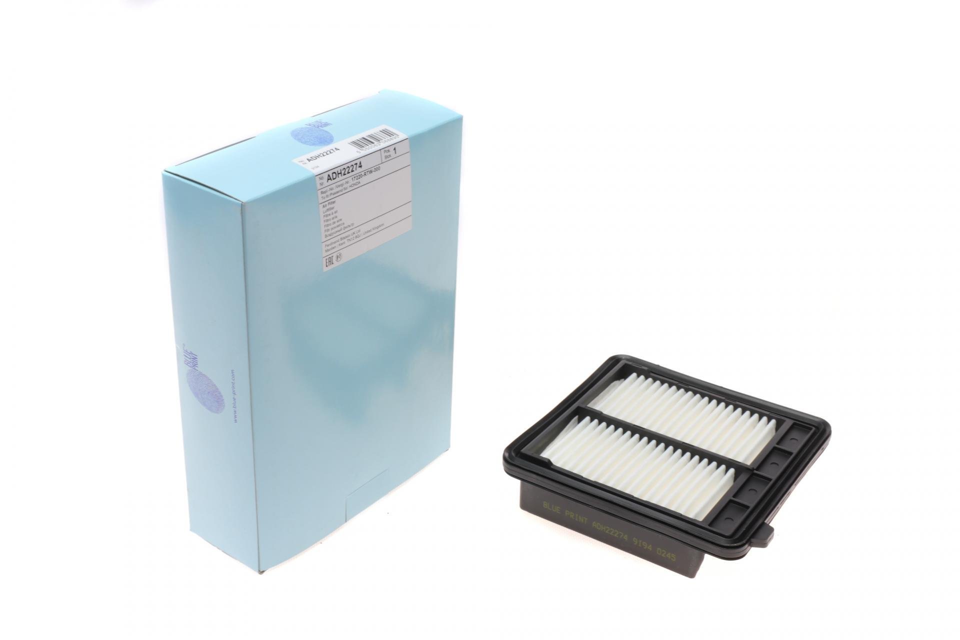 Фильтр воздушный BLUE PRINT для Honda CR-Z 1,5 16V 10-16 (ADH22274)