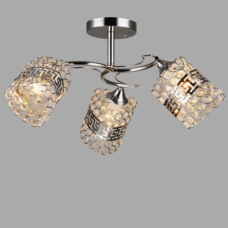 Люстра потолочная Light House NM-17176/3 CR E27 Хром