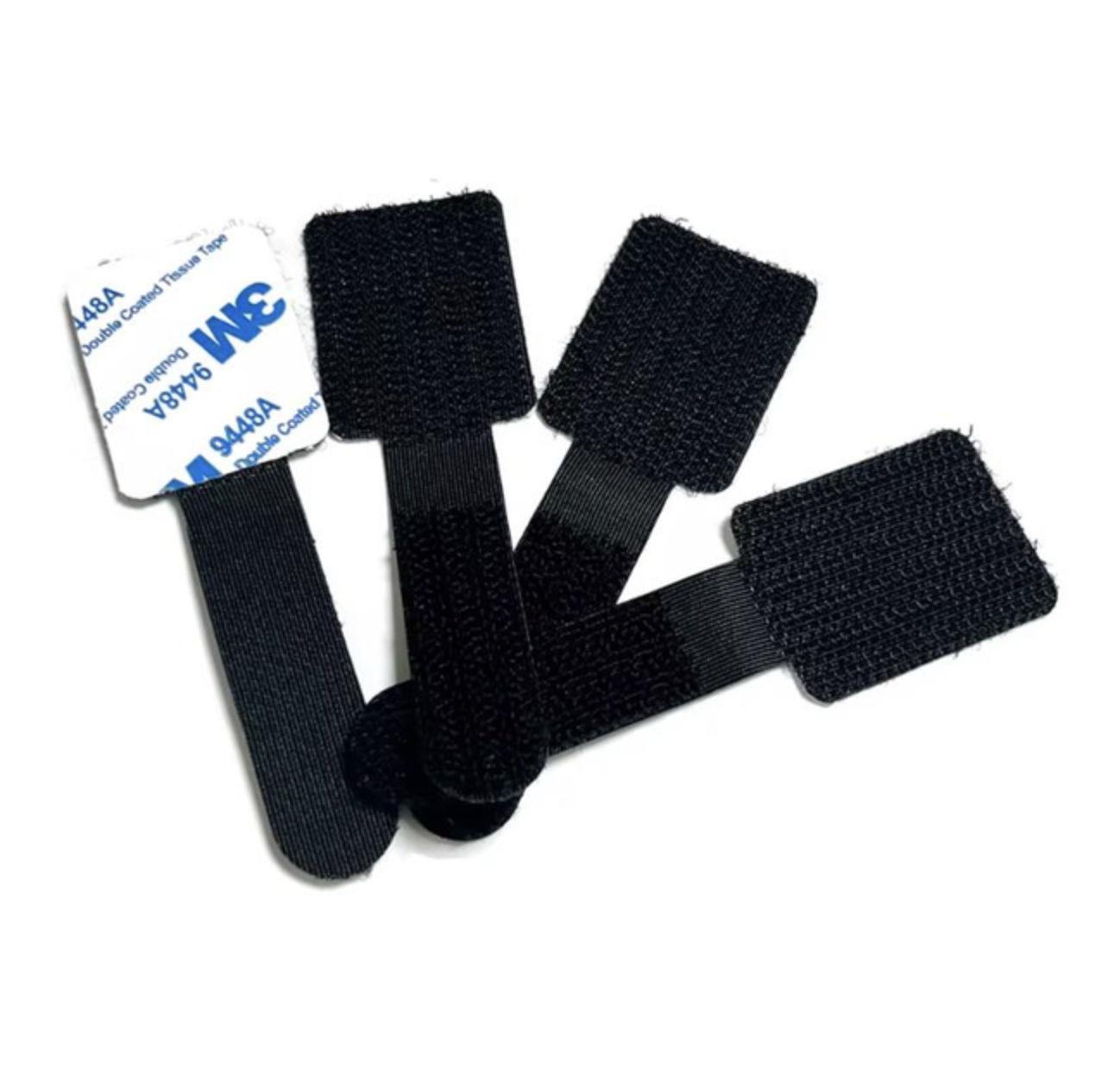 Стяжки-липучки для кабелю/подовжувача багаторазові 3М L 5 шт. Чорний (214871684)