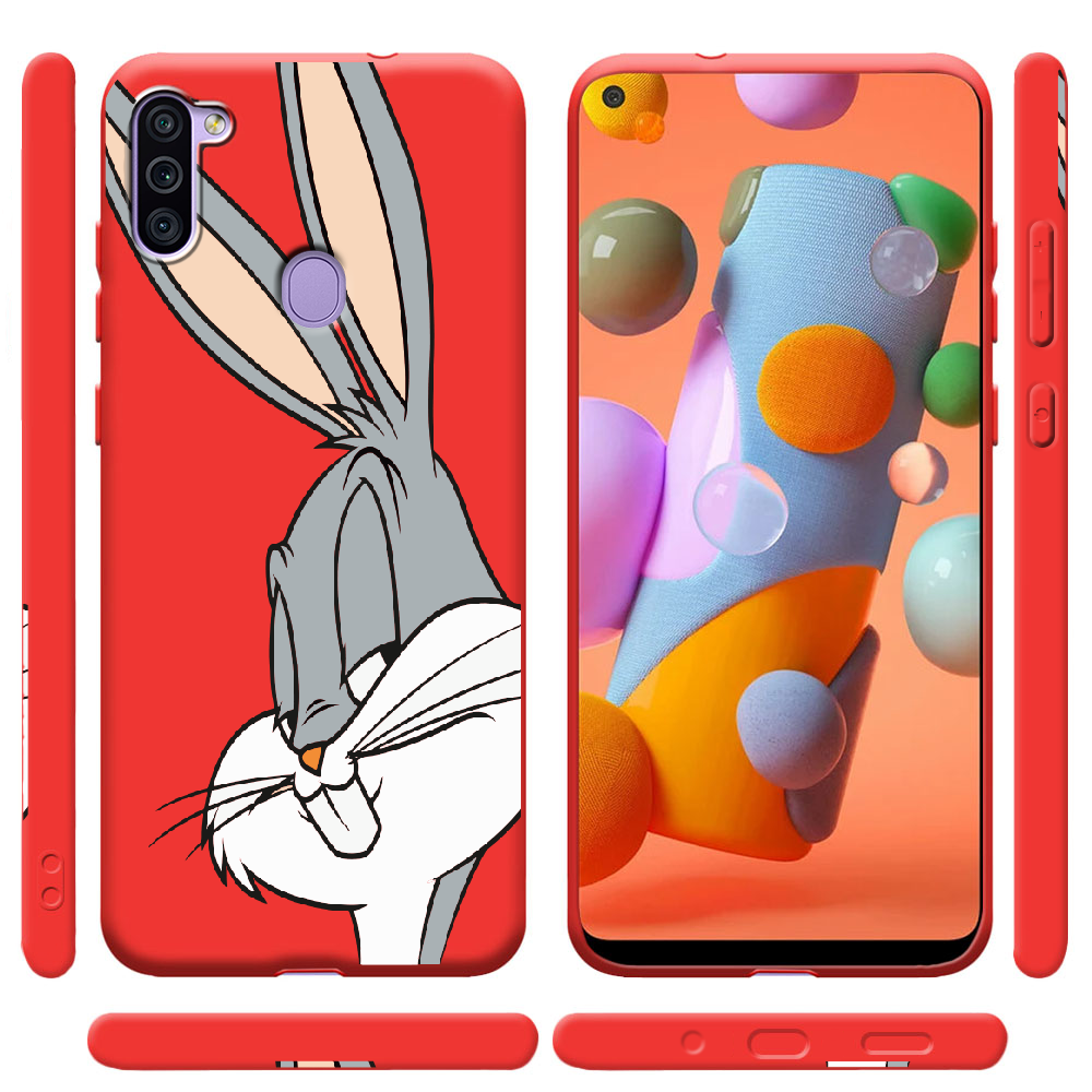 Чехол Boxface Samsung A115 Galaxy A11 Lucky Rabbit Красный силикон (39628-bk81-40327) - фото 2