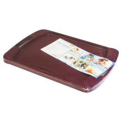 Таця для сніданку пластиковий Бордовий (2678)